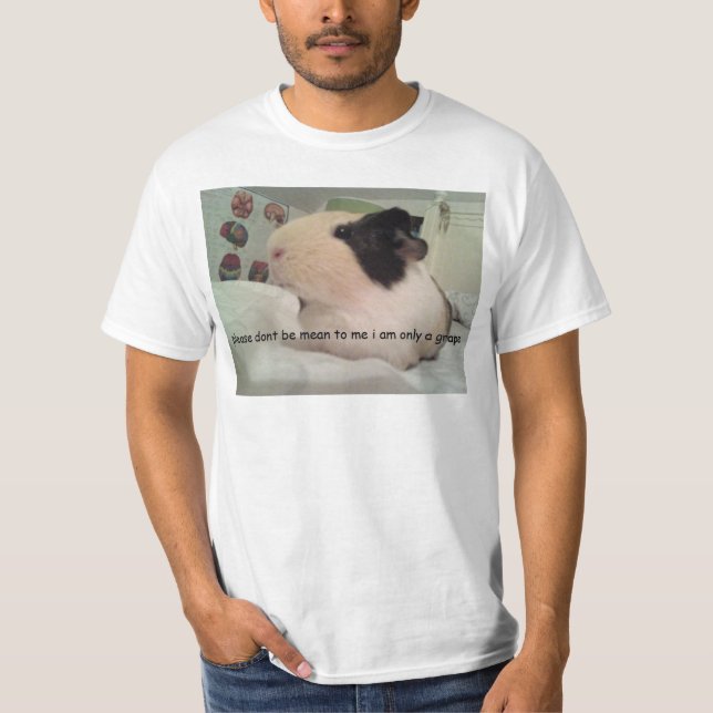 Camiseta ¿Conejillo de Indias cómico sin la fruta??? idk (Anverso)