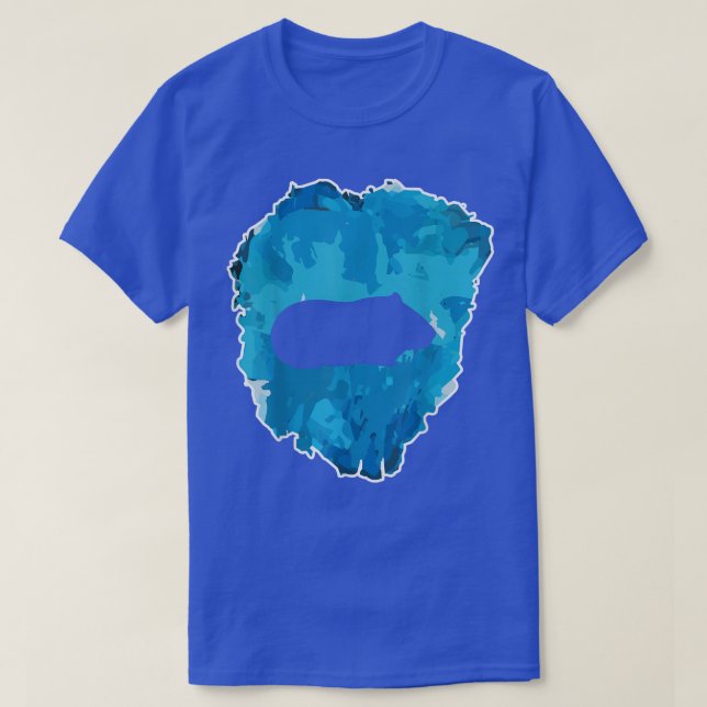 Camiseta conejillo de indias en un bloque de hielo para la  (Diseño del anverso)