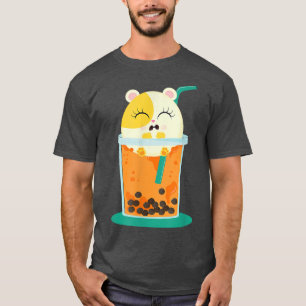 Camiseta conejillo de Indias Love Bubble Tea cavy Anime Tee