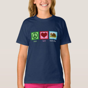 Camiseta Conejillos de Indias del amor de la paz