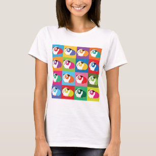 Camiseta Conejillos de Indias del arte pop