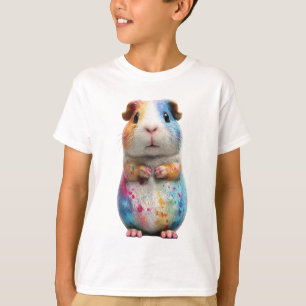 Camiseta Conejillos de indias niños con salpicaduras de pin