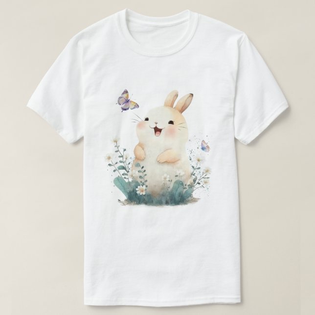 Camiseta conejita adorable (Diseño del anverso)