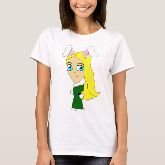 Camiseta conejita chibi    (Anverso)