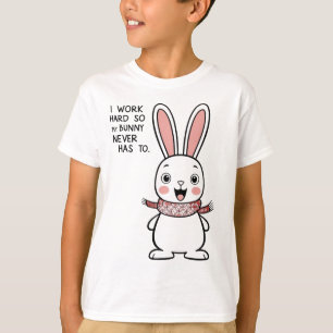 Camiseta conejita sorprendida - Reacción burlona c