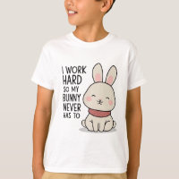 Camiseta conejita suave - Conejo Minimalista acoge