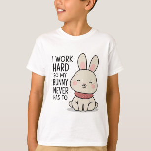 Camiseta conejita suave - Conejo Minimalista acoge