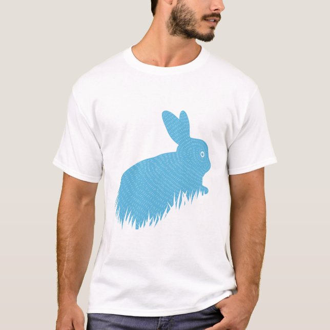 Camiseta Conejito azul (Anverso)