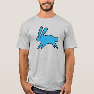 Camiseta Conejito azul en ejecución