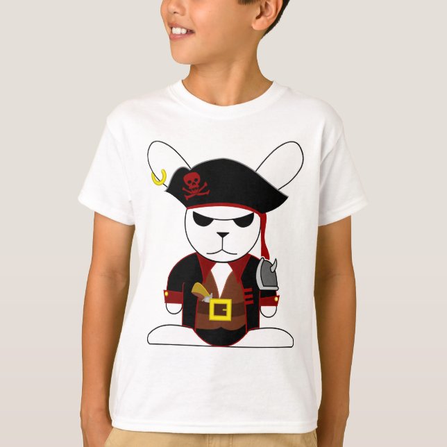 Camiseta Conejito Bruno del pirata (Anverso)