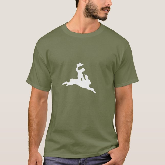 Camiseta Conejito Bucking del caballo salvaje (Anverso)