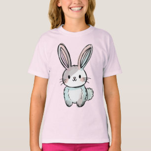 Camiseta Conejito Bunny de Acuarela Adorable - Dibujado a M