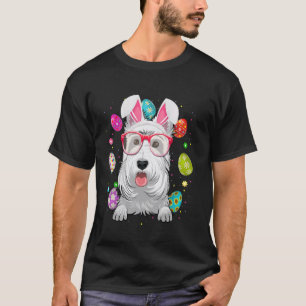 Camiseta Conejito Cara de Perro Terrier Escocés Huevos de P