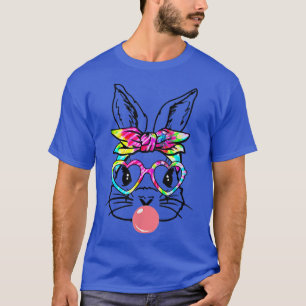 Camiseta Conejito Con Gafas De Corazón De Bandana Bubblegum