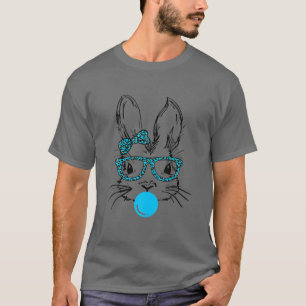 Camiseta Conejito Con Gafas De Corazón De Bandana Bubblegum