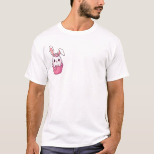 Camiseta Conejito Cupcake Corazón