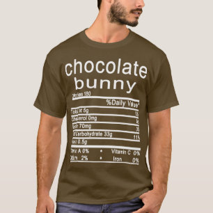 Camiseta conejito de chocolate navidades de acción de graci