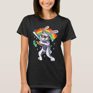 Camiseta Conejito De Dabbing Con Gafas Y Zanahorias De Port