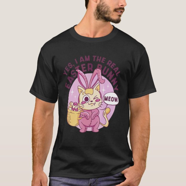 Camiseta Conejito de gato lindo (Anverso)