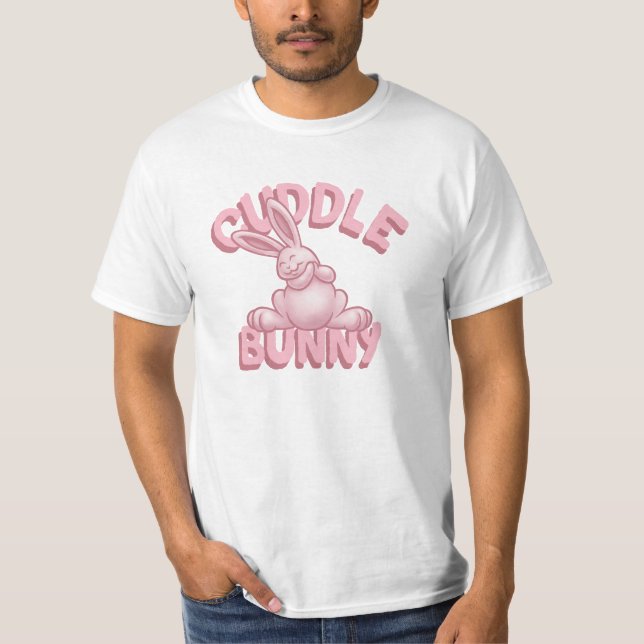 Camiseta Conejito de la abrazo - rosa (Anverso)