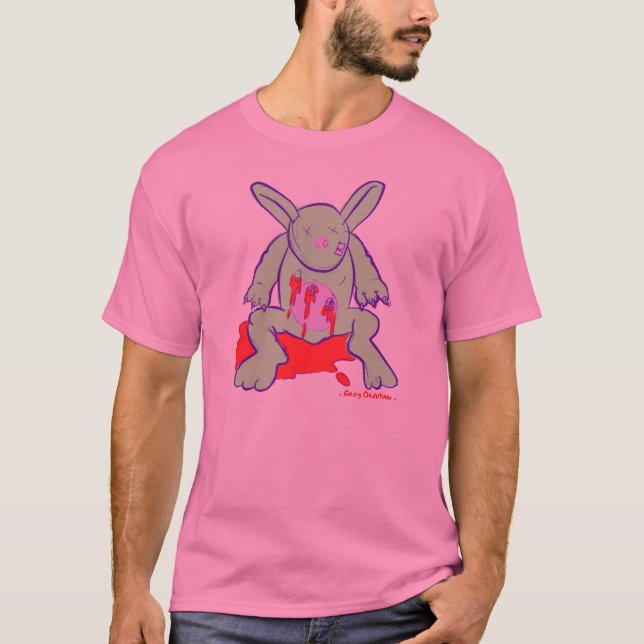 Camiseta conejito de la herida de carne (Anverso)