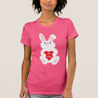 Camiseta Conejito de la tarjeta del día de San Valentín