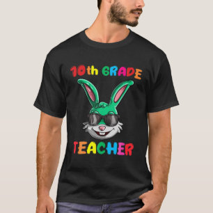 Camiseta Conejito De Pascua De 10 Grados Maestra, Rabino De