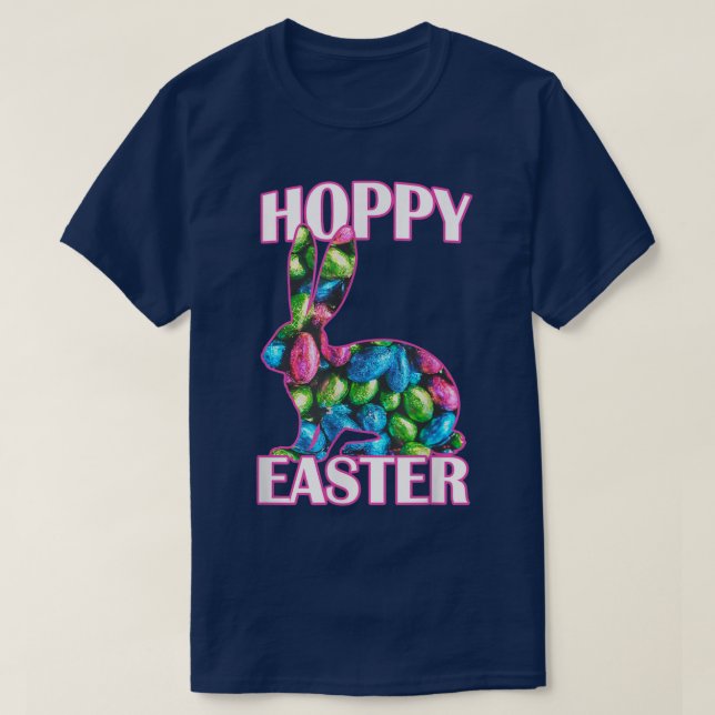 Camiseta Conejito de Pascua de Chocolate  (Diseño del anverso)