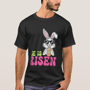 Camiseta Conejito de Pascua divertido ha resucitado sosteni