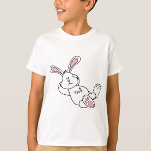 Camiseta Conejito de pascua lindo que se enfría hacia fuer