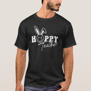 Camiseta Conejito de Pascua lindo Vintage Happy Easter Hopp