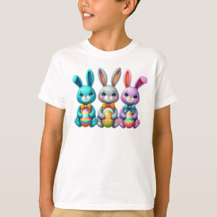 Camiseta Conejito de Pascua lindo y colorido
