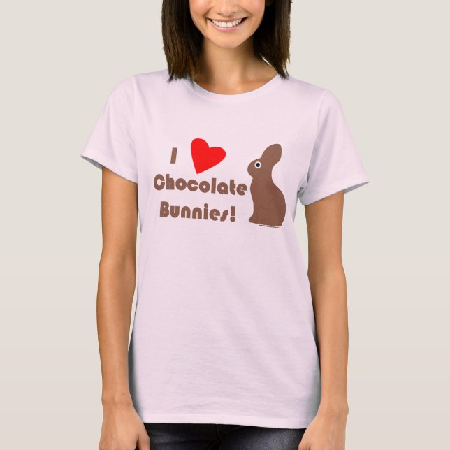 Camiseta Conejito del chocolate (Anverso)