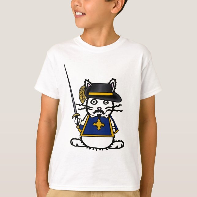Camiseta Conejito del mosquetero (Anverso)