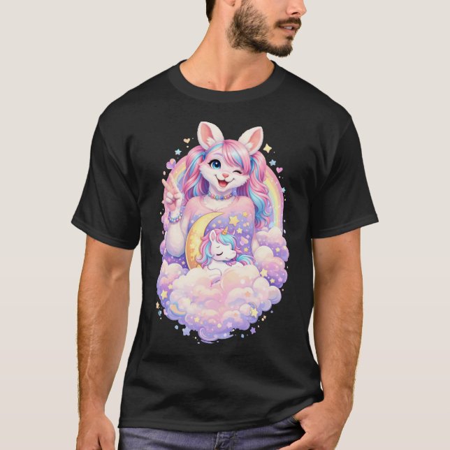 Camiseta Conejito Kawaii (Anverso)