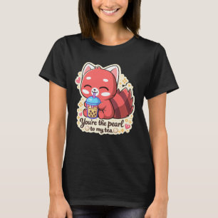 Camiseta Conejito lindo bebiendo té de burbujas, té de boba