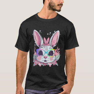 Camiseta Conejito Lindo Cara de Conejo Tie Dye Gles Chica F