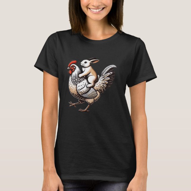 Camiseta Conejito Lindo Conejo Pollo (Anverso)