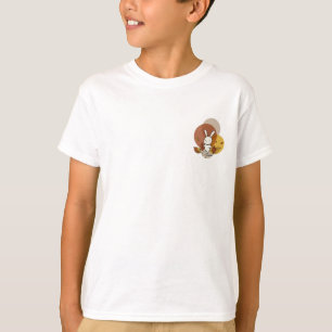Camiseta Conejito Lindo de Otoño para Niños
