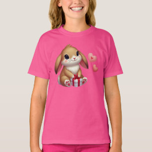 Camiseta Conejito lindo del día de San Valentín 