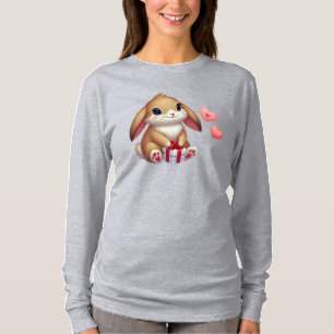 Camiseta Conejito lindo del día de San Valentín 