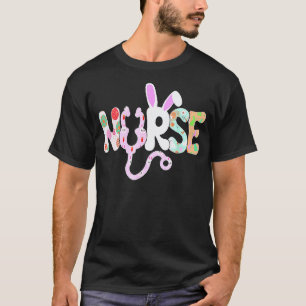 Camiseta Conejito Lindo Estetoscopio Enfermera Vida Día de
