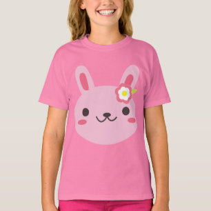Camiseta Conejito rosado de Kawaii