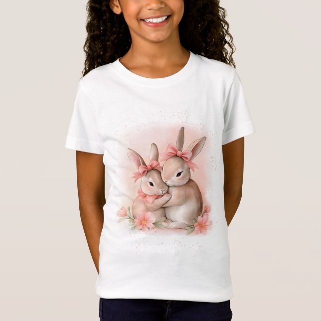Camiseta Conejitos Abrazándose (Anverso)