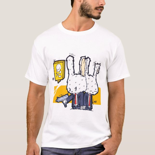 Camiseta Conejitos del asesino (Anverso)