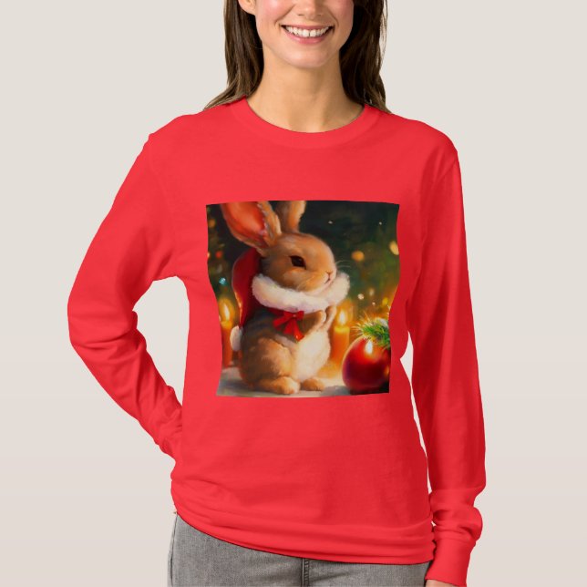 Camiseta Conejo 1 de navidades (Anverso)