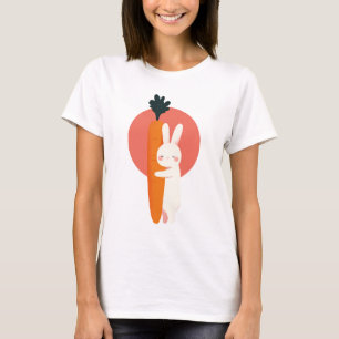 Camiseta Conejo Abraza Zanahoria