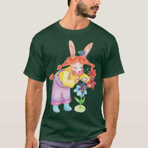 Camiseta Conejo acuático con flores