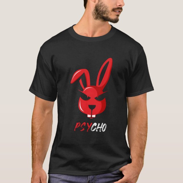 Camiseta Conejo adorable psicodélico y extraño (Anverso)