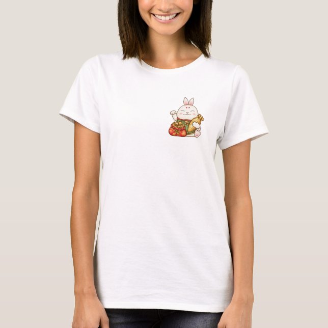 Camiseta Conejo afortunado de Año Nuevo Chino (Anverso)